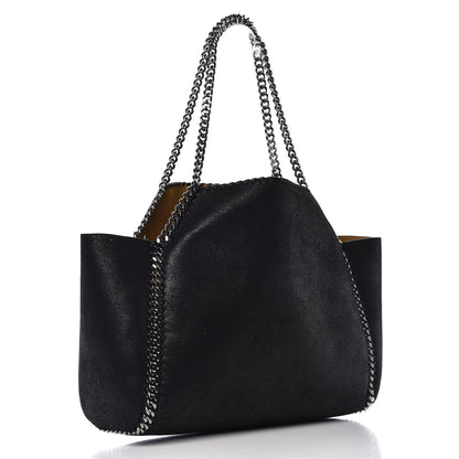 Stella McCartney Shaggy Deer Falabella Reversible Tote Black 3 of 6