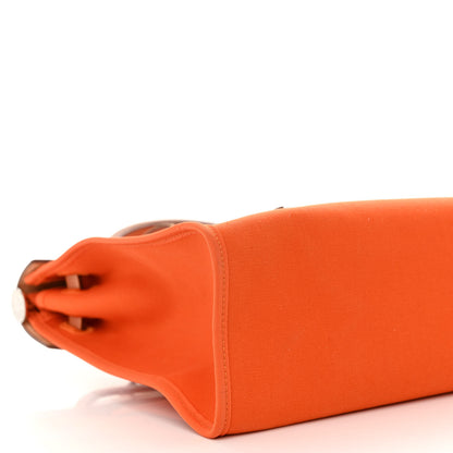Hermes Toile Vache Hunter Herbag Zip 31 PM Orange 7 of 8