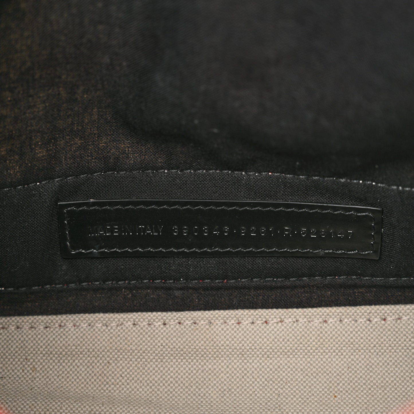 Cotton Canvas Satin Calfskin Navy Cabas XS Natural Red