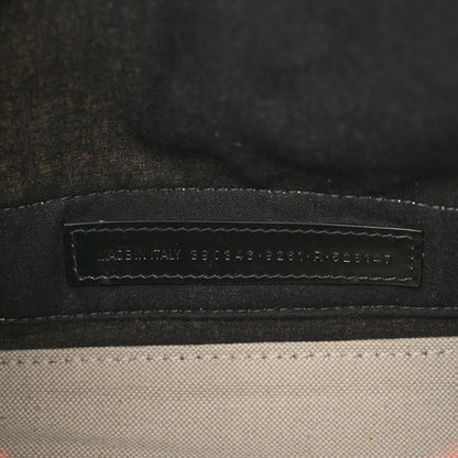 Balenciaga Cotton Canvas Satin Calfskin Navy Cabas XS Natural Red 8 of 14