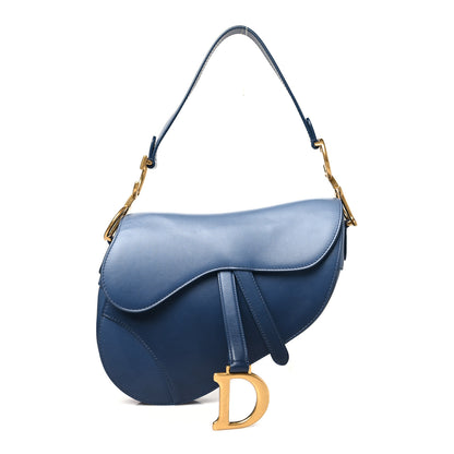 Christian Dior Calfskin Gradient Saddle Bag Indigo Blue 1 of 10