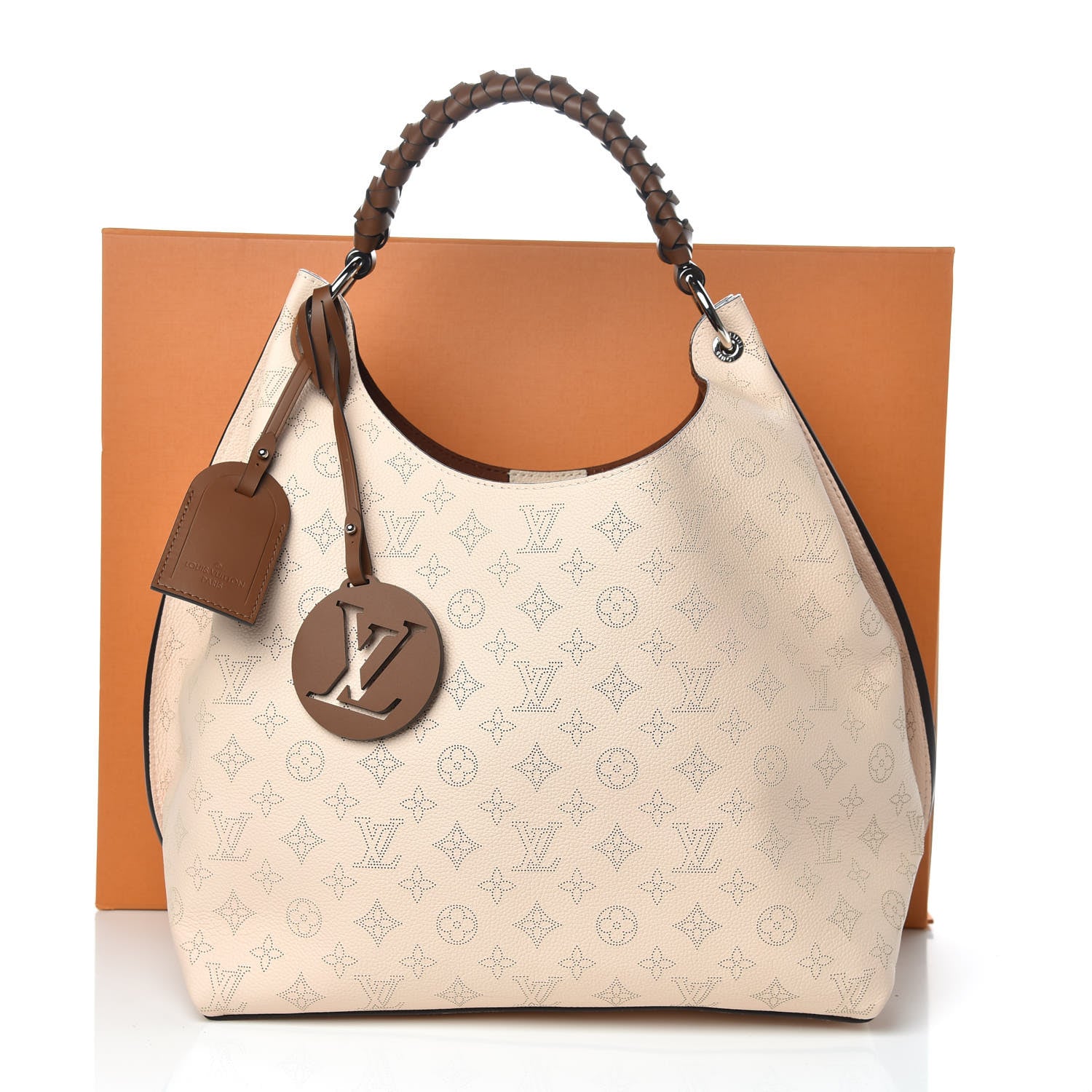 Louis Vuitton Mahina Carmel Hobo Creme 11 of 11