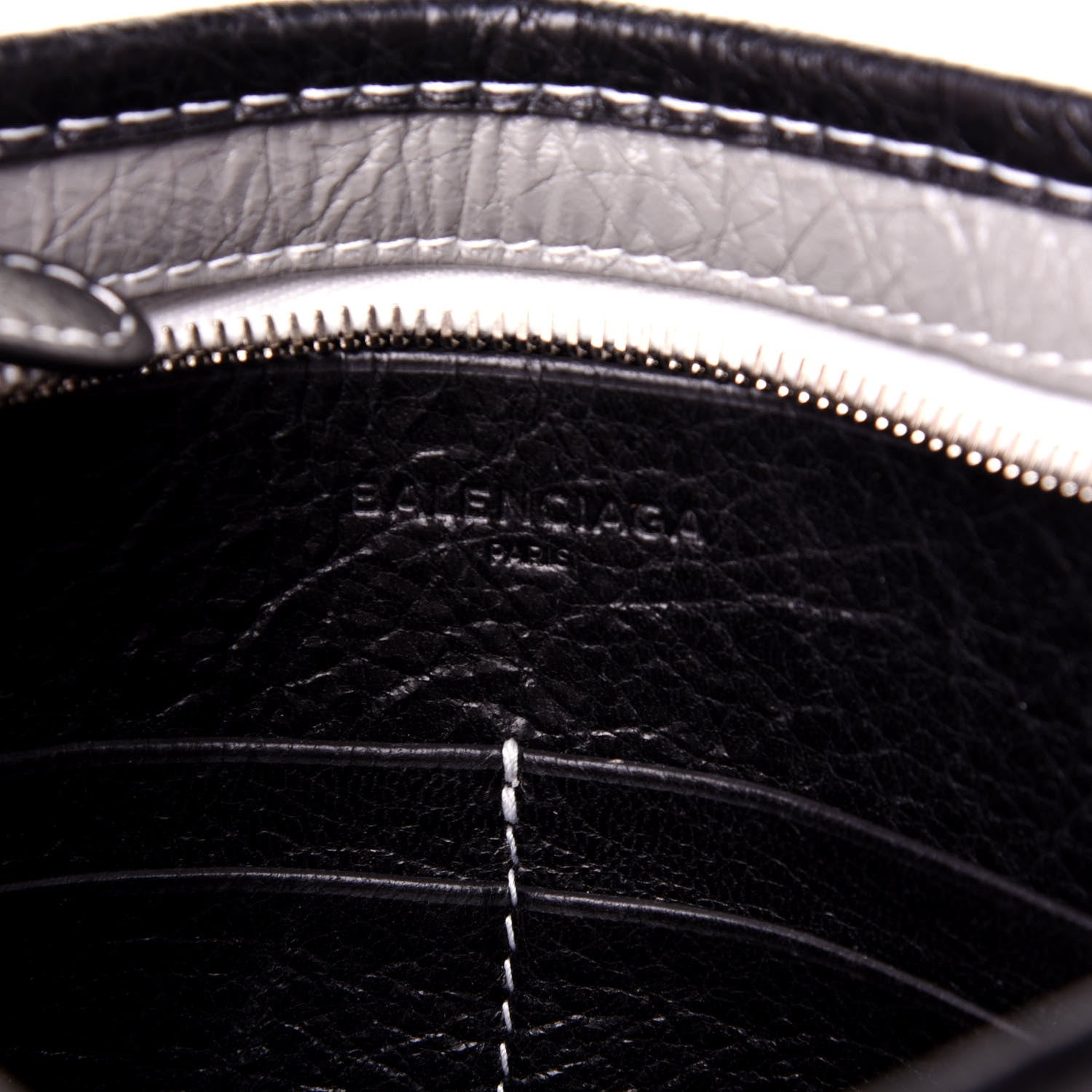 Balenciaga Veau Arena Multicolore Bazar Strap Clutch Bleu Gris White Black 14 of 17