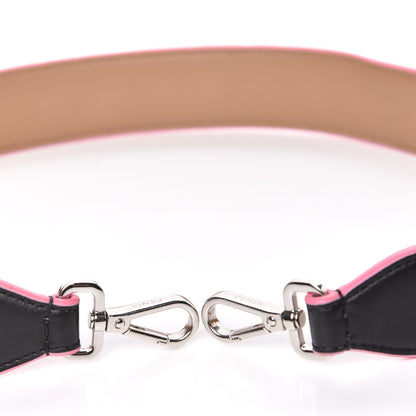 Fendi Vitello Dolce Plexiglass Bi-Color Studded Strap You Black Brownie Multicolor 5 of 8