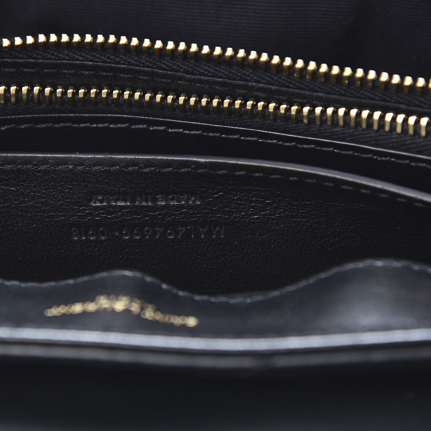 Calfskin Y Quilted Monogram Small Loulou Chain Satchel Black