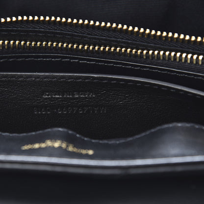 Saint Laurent Calfskin Y Quilted Monogram Small Loulou Chain Satchel Black 6 of 12