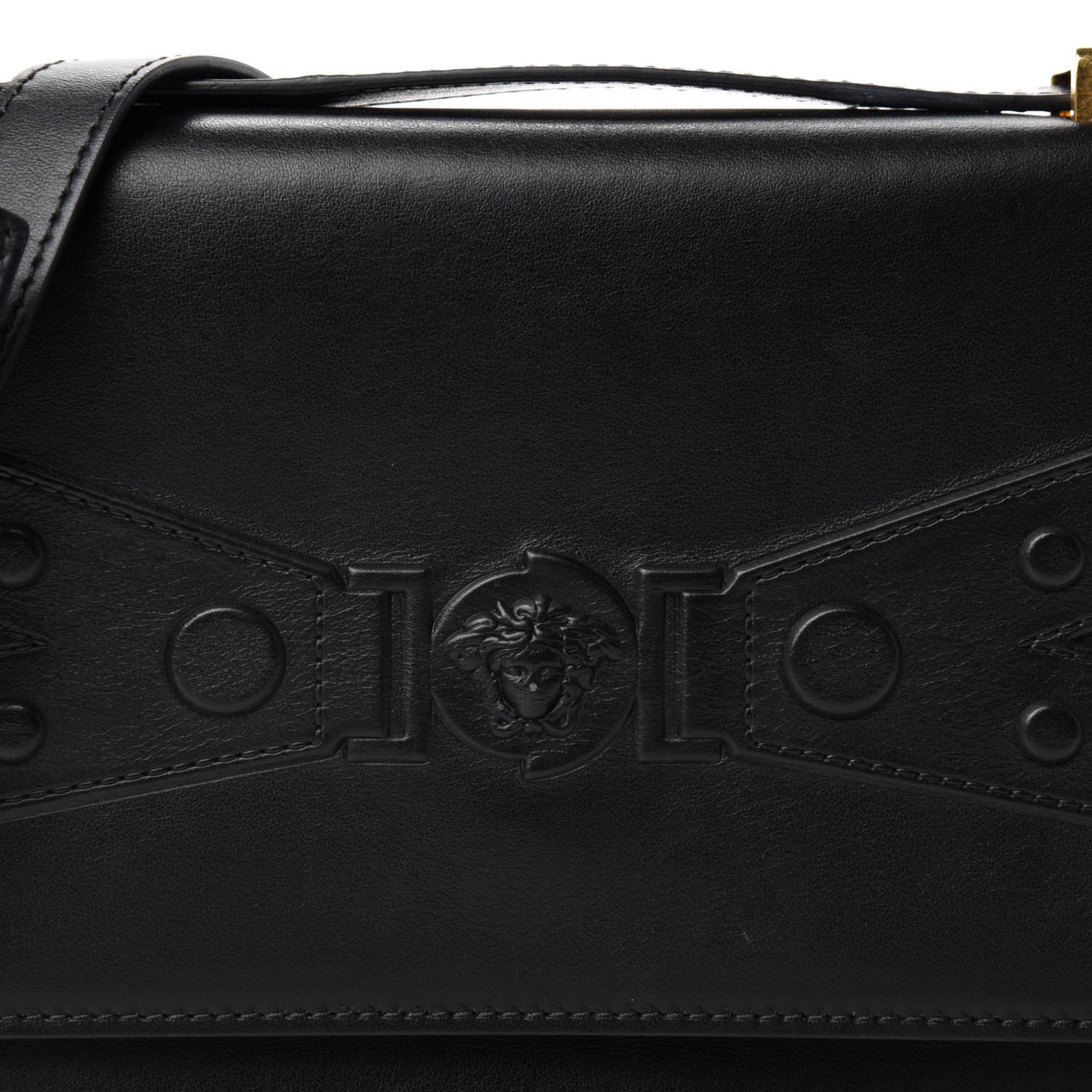 Calfskin Tribute X Shoulder Bag Black