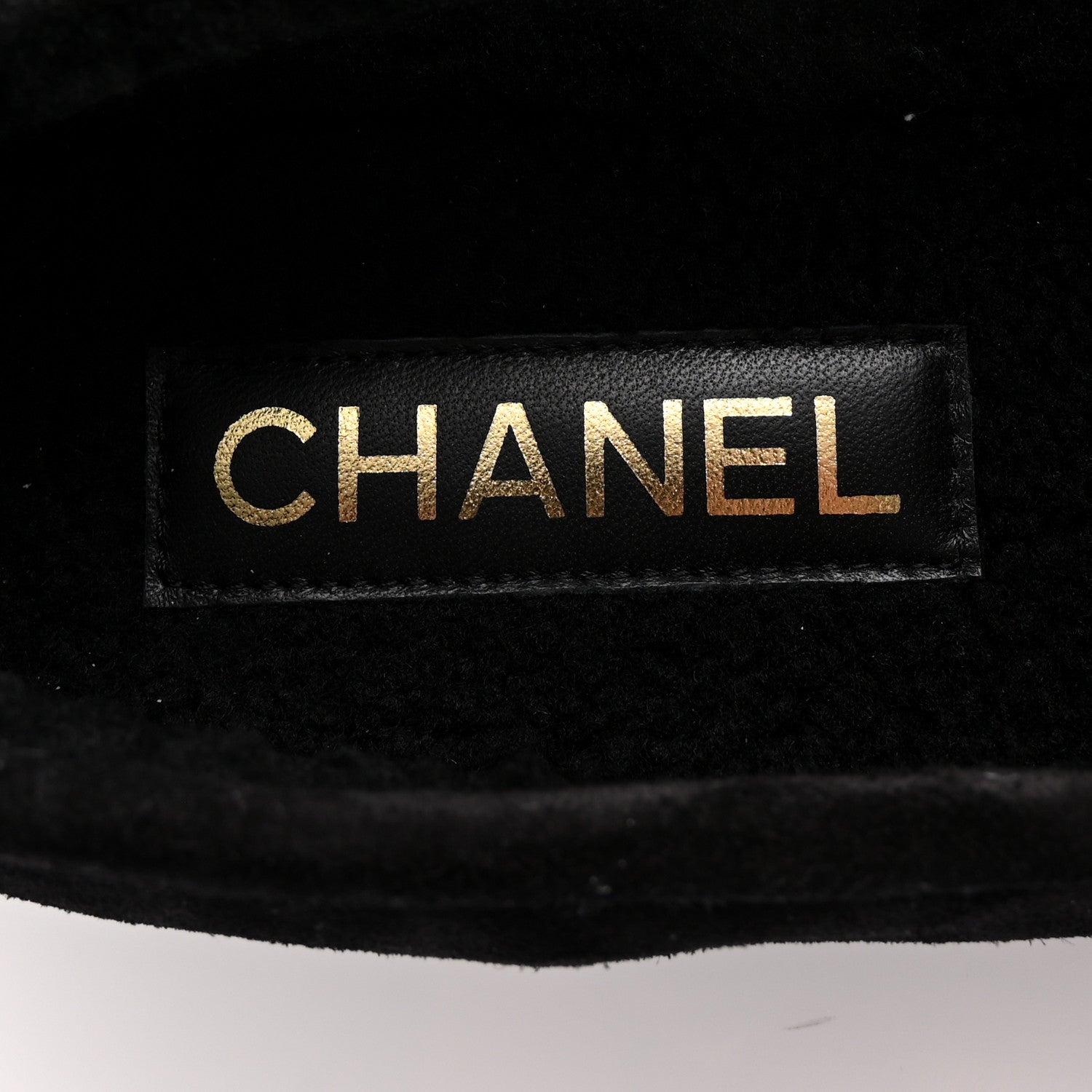 Chanel Suede Calfskin CC Loafers 38 Black 8 of 10