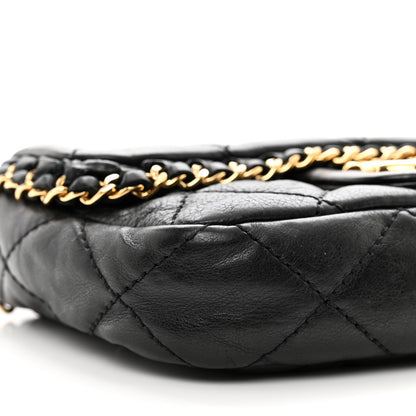 Chanel Calfskin Mini Chain Me Flap Black 9 of 12
