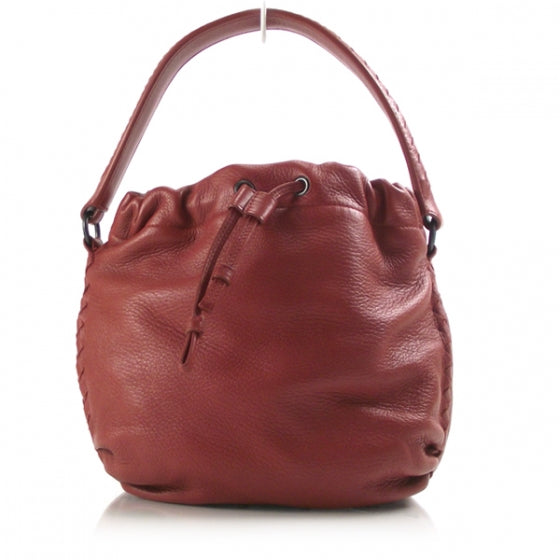 Leather Drawstring Bag