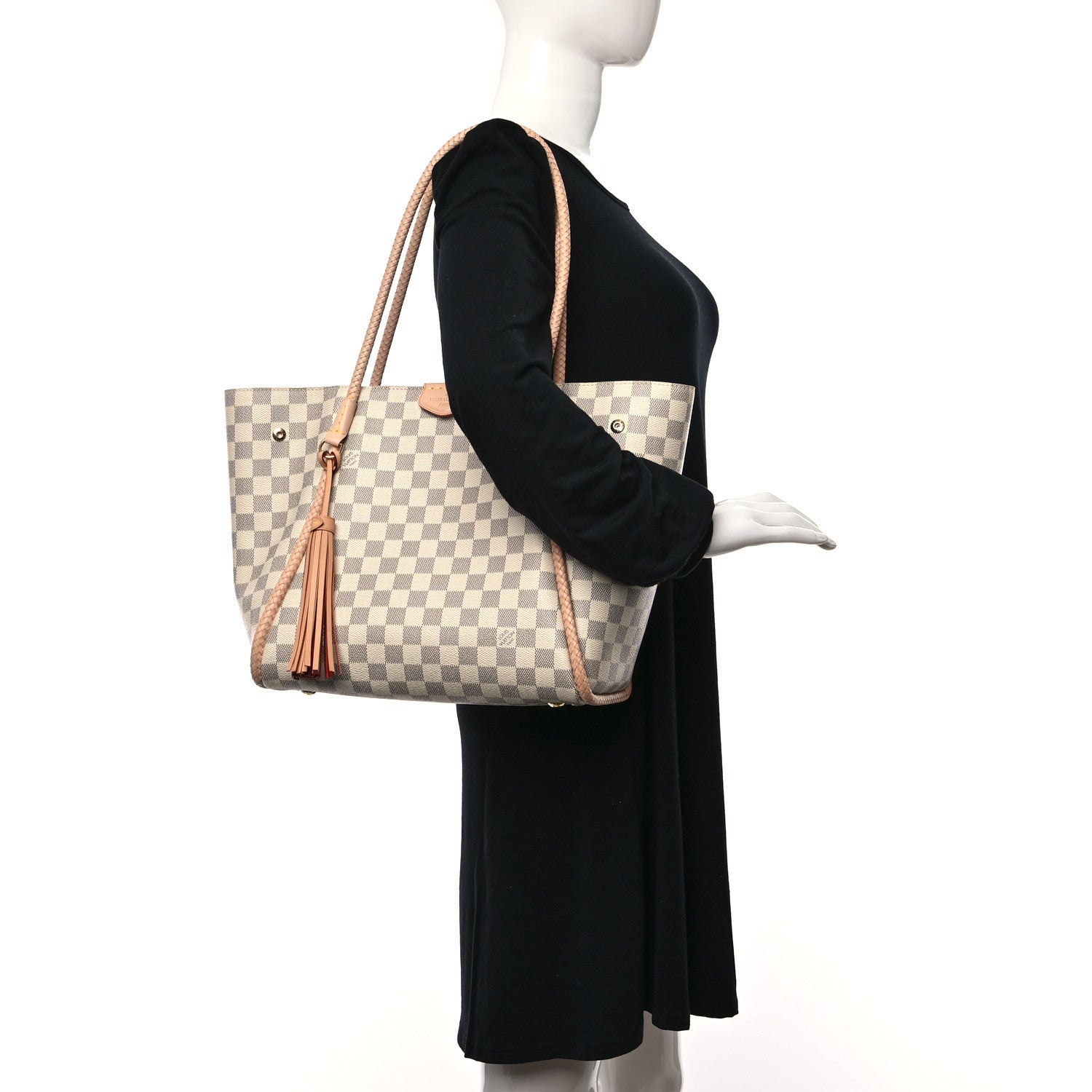 Louis Vuitton Damier Azur Propriano Rose Ballerine 2 of 9