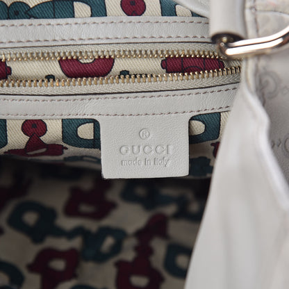 Gucci Guccissima Medium Hysteria Top Handle Bag Off White 6 of 19