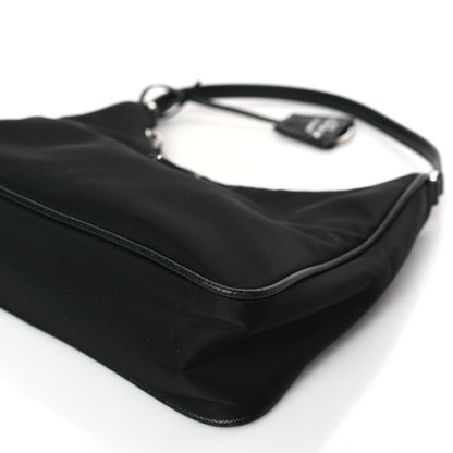 Prada Tessuto Nylon Saffiano Mini Re-Edition 2005 Bag Black 8 of 8