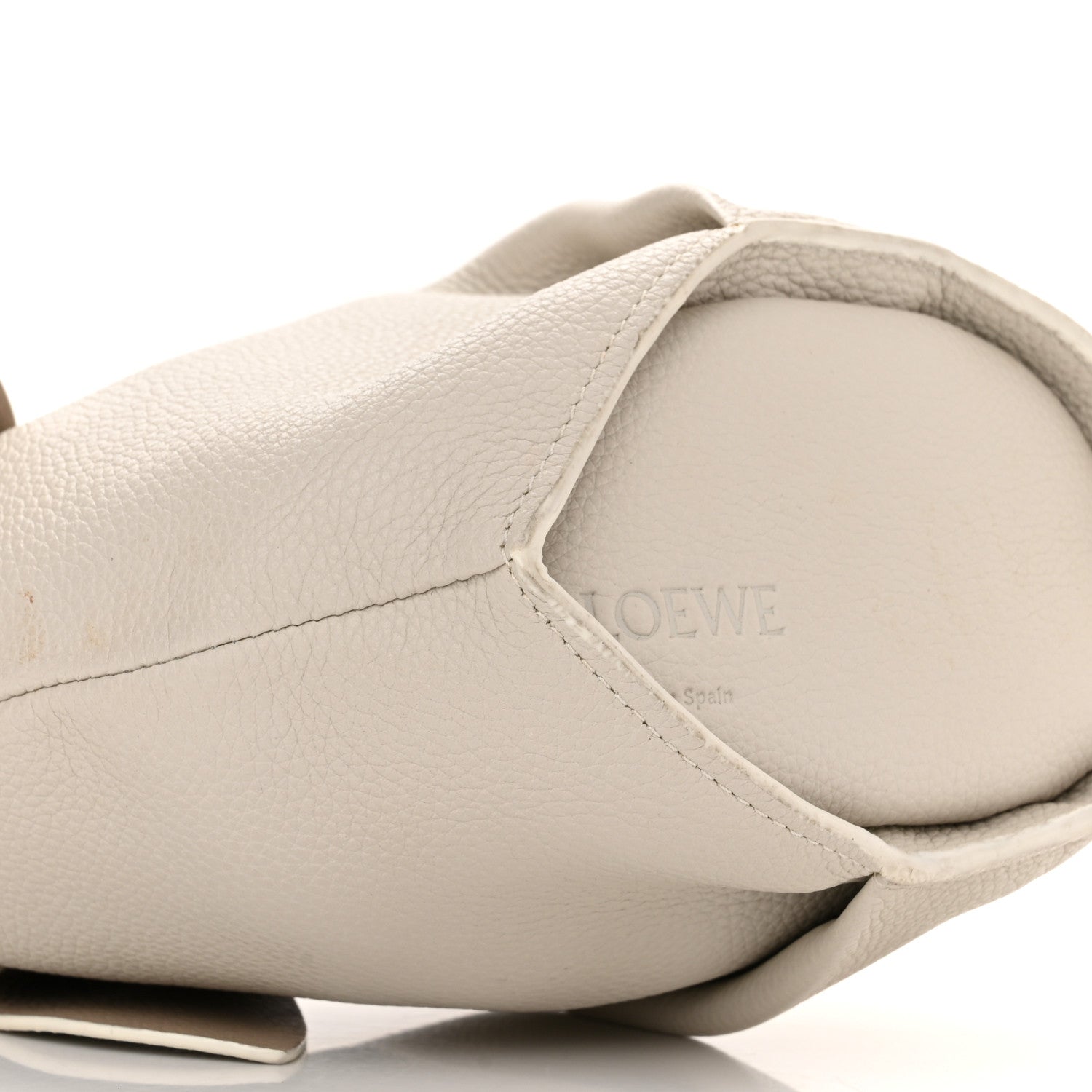 Loewe Calfskin Shearling Mini Bunny Crossbody Bag White 9 of 11