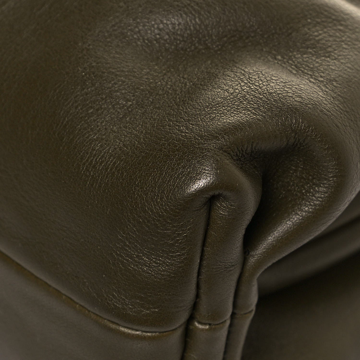 Bottega Veneta Butter Calfskin The Mini Pouch Kaki Fondente 10 of 12