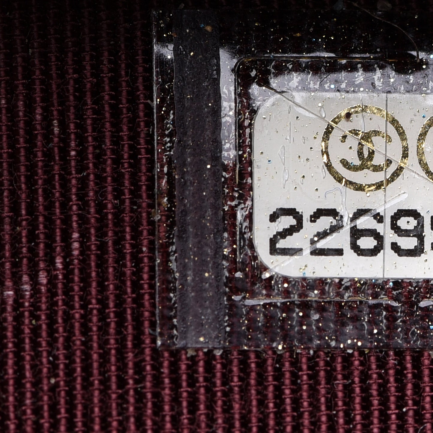 Caviar Quilted 6 Key Holder Black