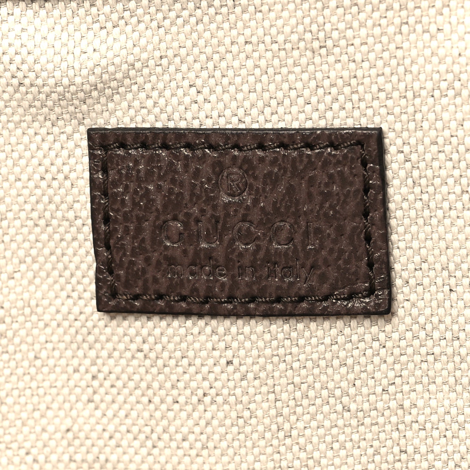 Gucci GG Supreme Monogram Textured Calfskin Small Ophidia Shoulder Tote Bag Beige Ebony New Acero 6 of 10