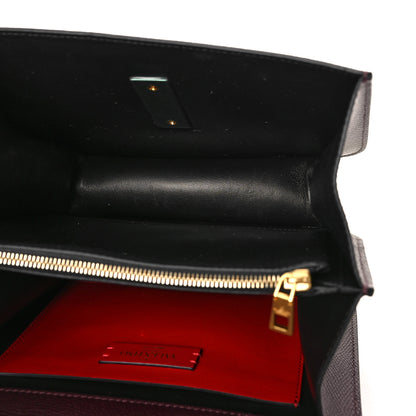 Valentino Garavani Grained Calfskin Large VSling Shoulder Bag Rubin 5 of 8