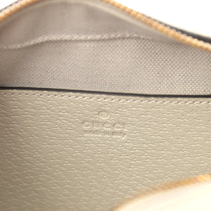 Gucci GG Supreme Monogram Textured Calfskin Web Small Ophidia Camera Bag Beige Ebony Mystic White 6 of 13