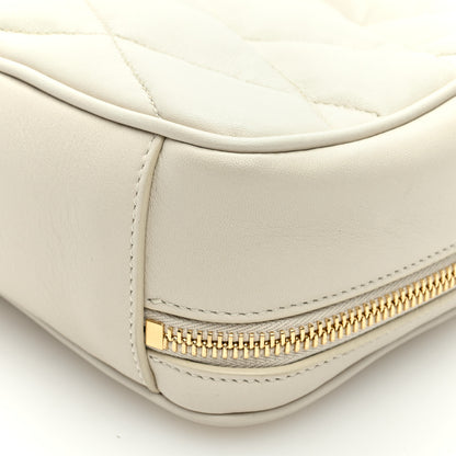 Saint Laurent Calfskin Quilted Demie Lune Shoulder Bag Crema Soft 8 of 8