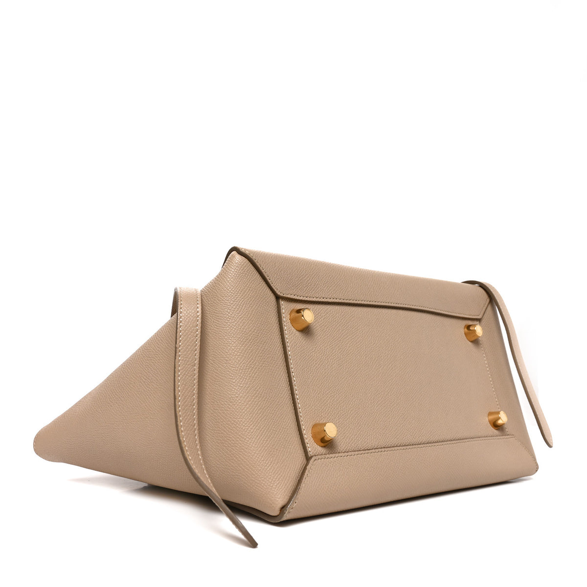 Grained Calfskin Mini Belt Bag Light Taupe