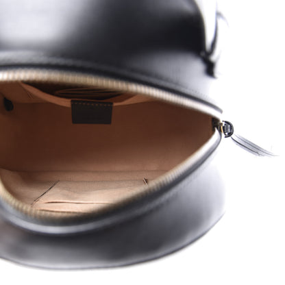 Gucci Calfskin Matelasse GG Marmont Dome Backpack Black 4 of 12