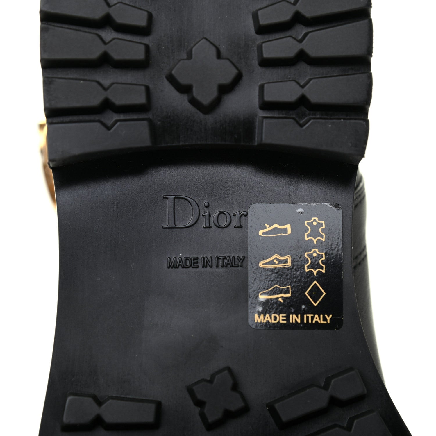 Christian Dior Calfskin Empreinte Ankle Boot 38 Black 6 of 12