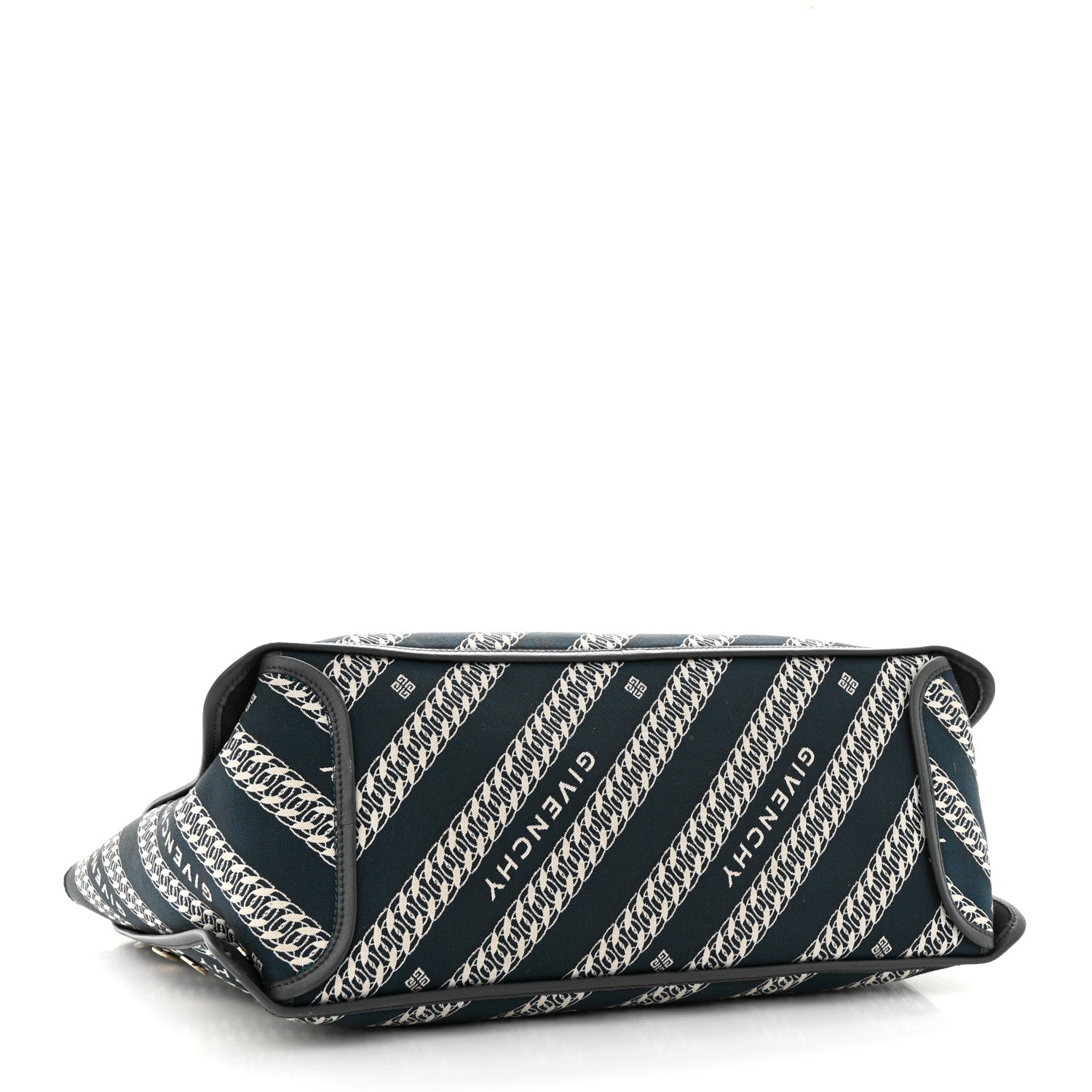 Givenchy Canvas Jacquard Medium Bond Tote Oil Blue 5 of 12