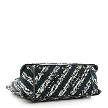Givenchy Canvas Jacquard Medium Bond Tote Oil Blue 5 of 12