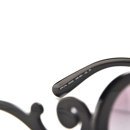 Prada Baroque Sunglasses SPR 27N Black 6 of 7