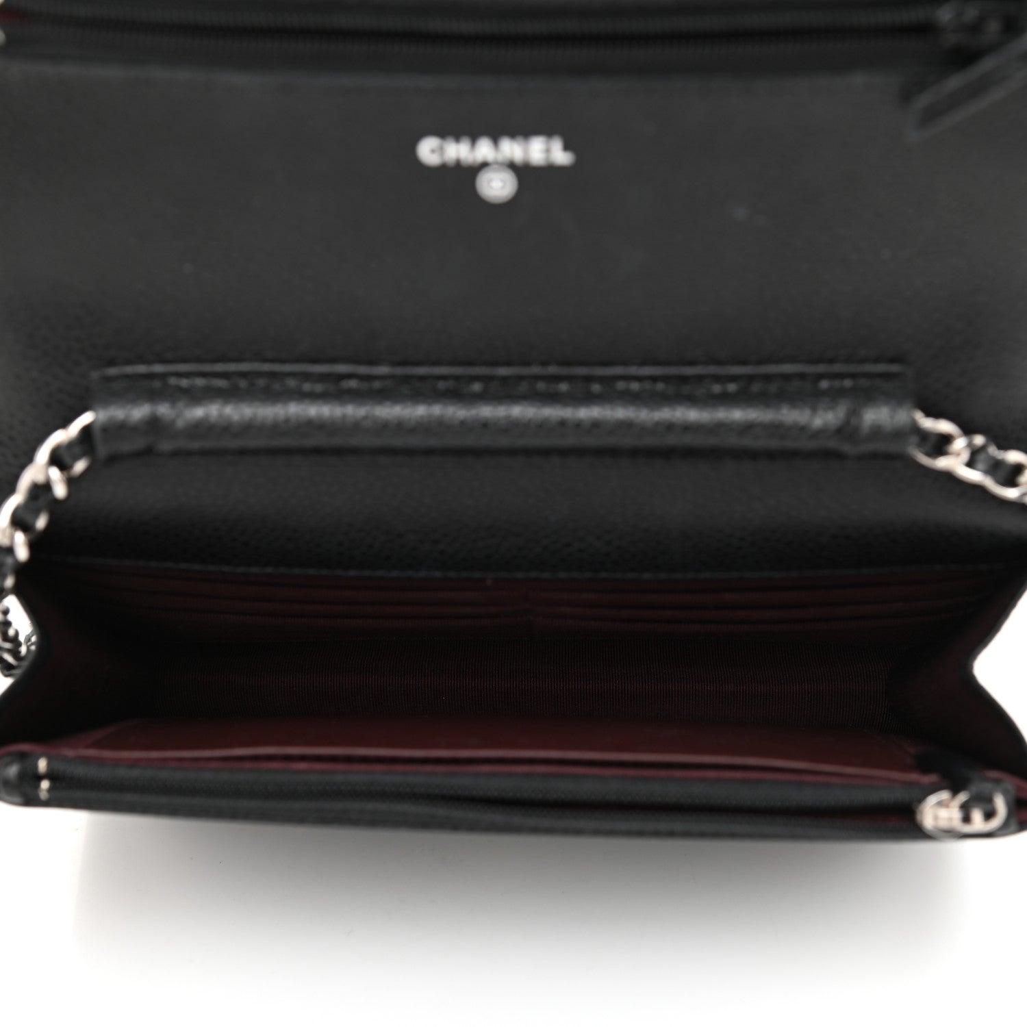 Chanel Caviar Quilted Wallet On Chain WOC Black 5 of 11