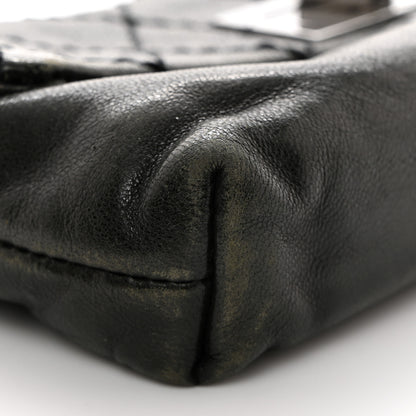 Chanel Lambskin Quilted 2.55 Reissue Pouch Black 11 of 12