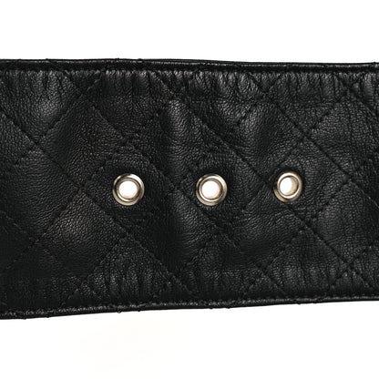 Chanel Lambskin Stitched Chain Belt Black 3 of 7