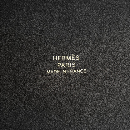 Hermes Ostrich Micro Picotin Lock Black 6 of 13