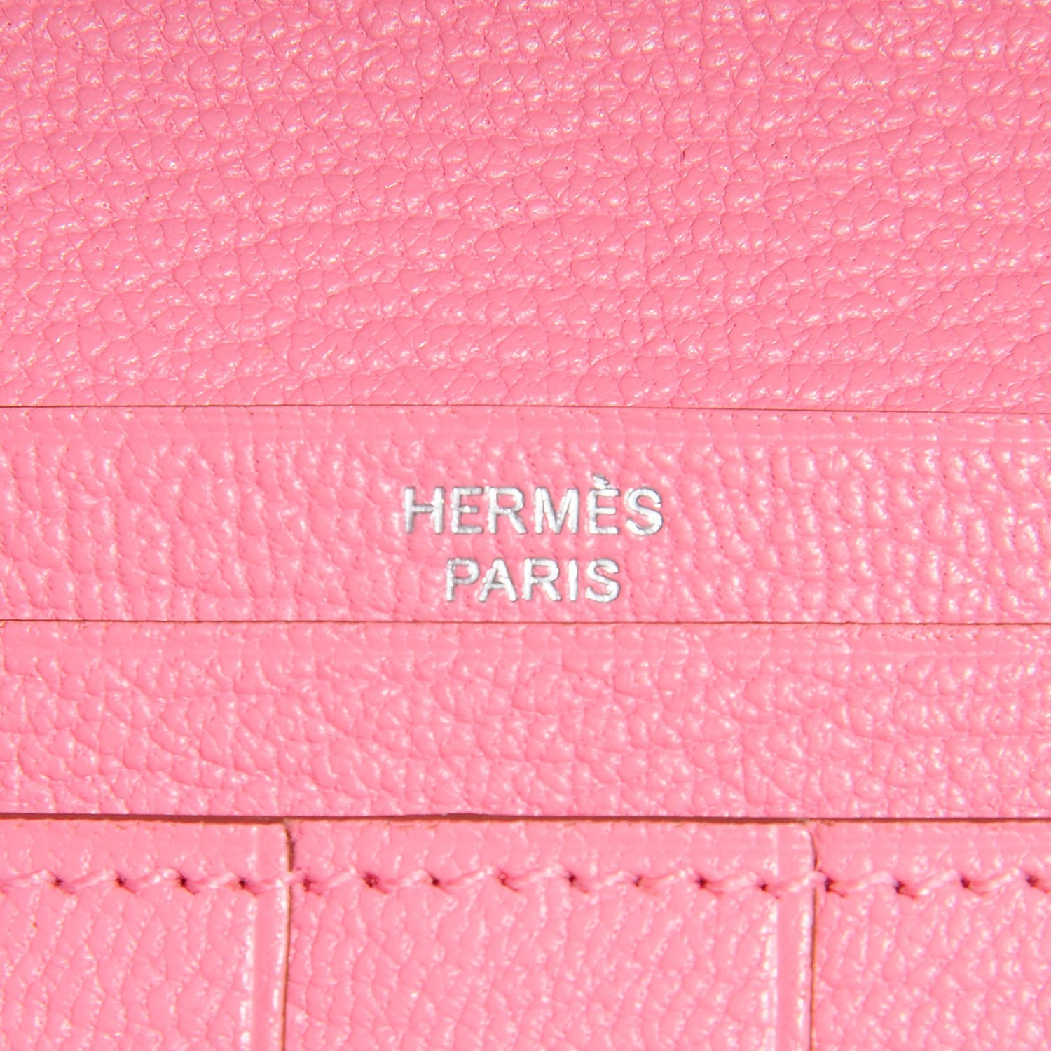Hermes Chevre Mysore Bearn Wallet Rose Confetti 5 of 10