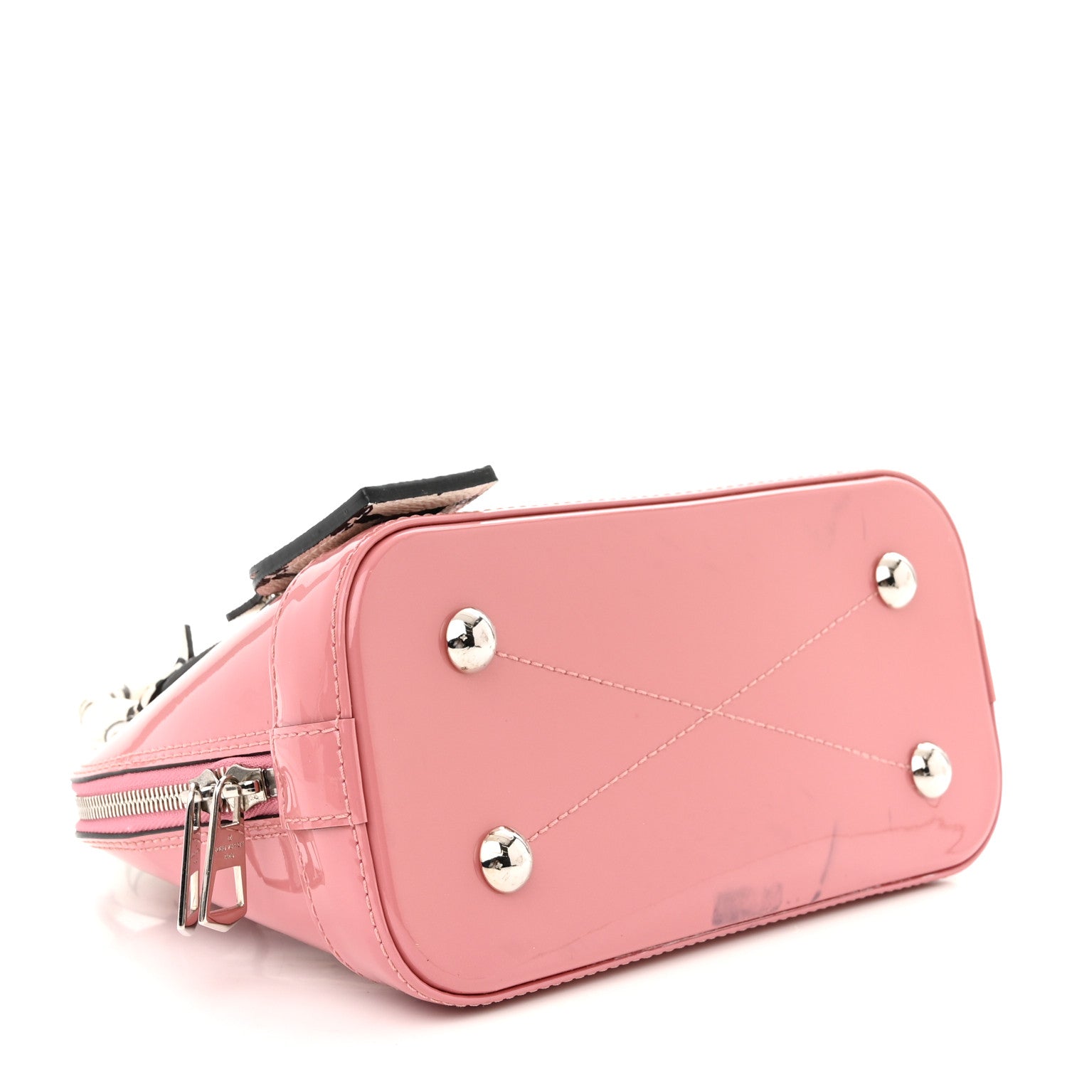 Louis Vuitton Patent Monogram Alma BB Rose Blush 4 of 15