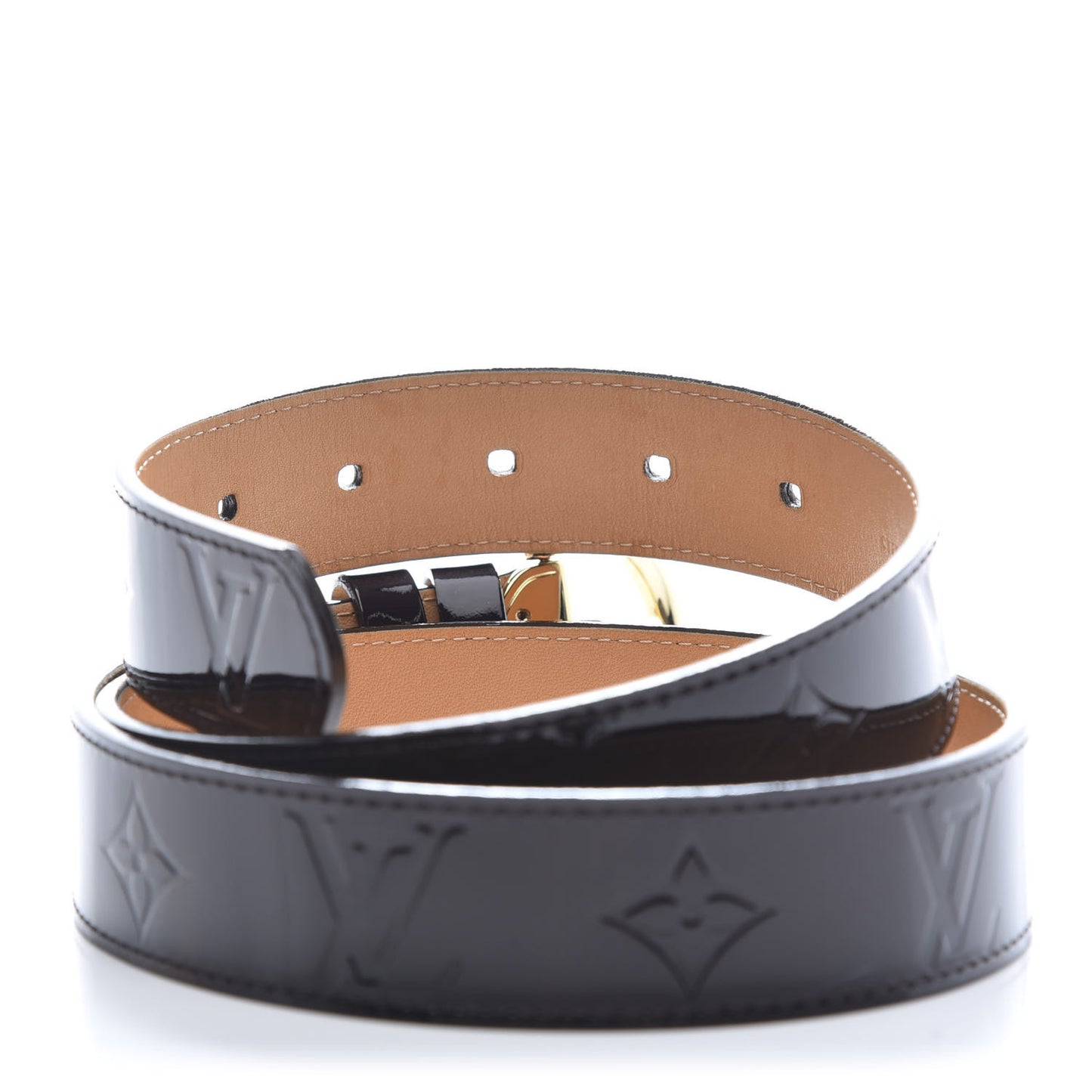 Vernis Ceinture 30mm Belt 80 32 Amarante