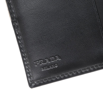 Prada Box Calfskin Bi-Fold Wallet Black 6 of 8