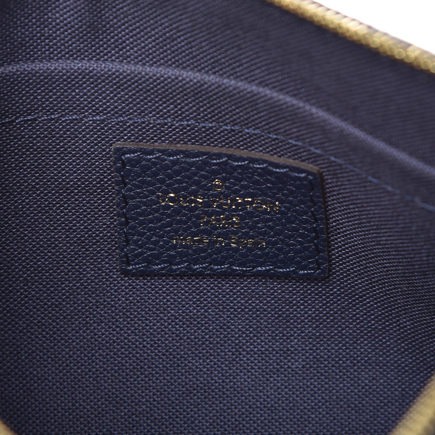 Louis Vuitton Monogram Pallas Clutch Blue Marine 9 of 11