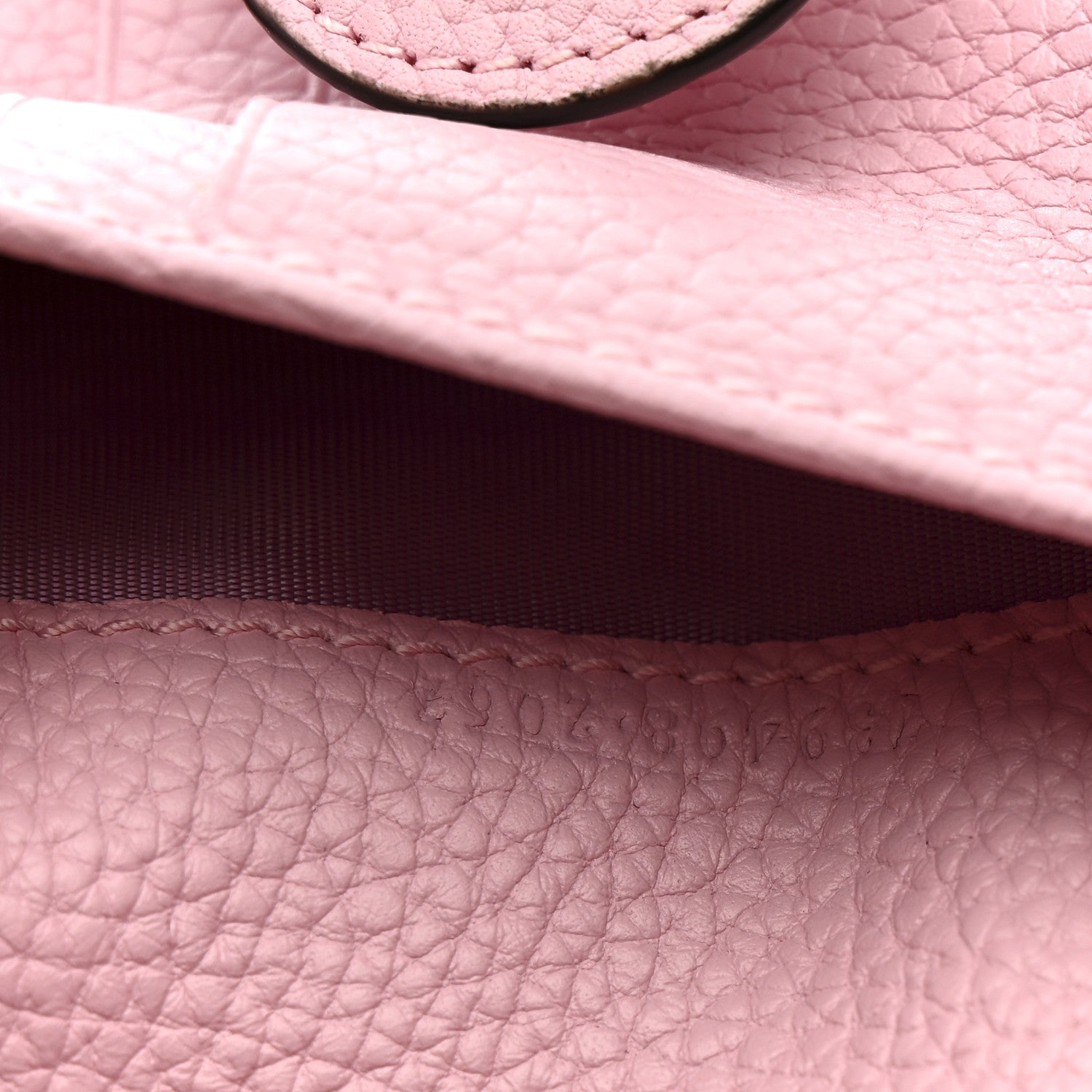 Gucci Piuma Calfskin Medium Bamboo Double G Wallet Pink 8 of 8