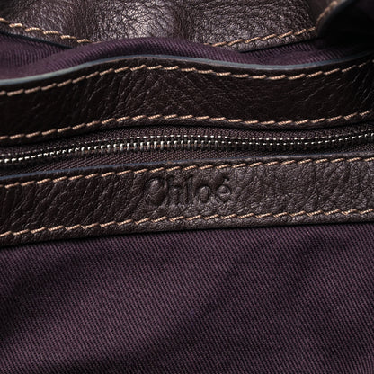 Chloe Calfskin Paddington Hobo Dark Brown 7 of 8