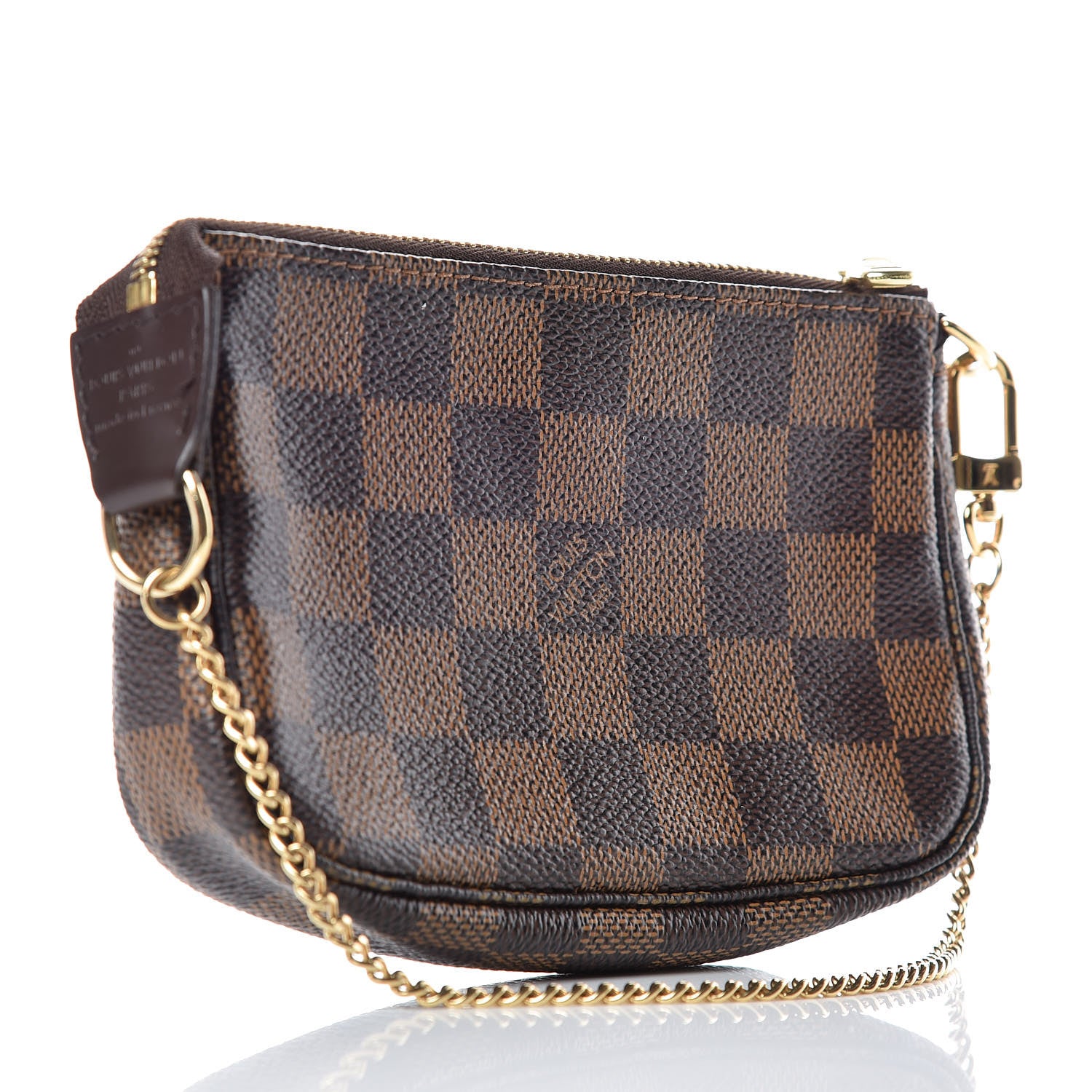 Louis Vuitton Damier Ebene Complice Trunks and Bags Mini Pochette Accessories Red 3 of 10