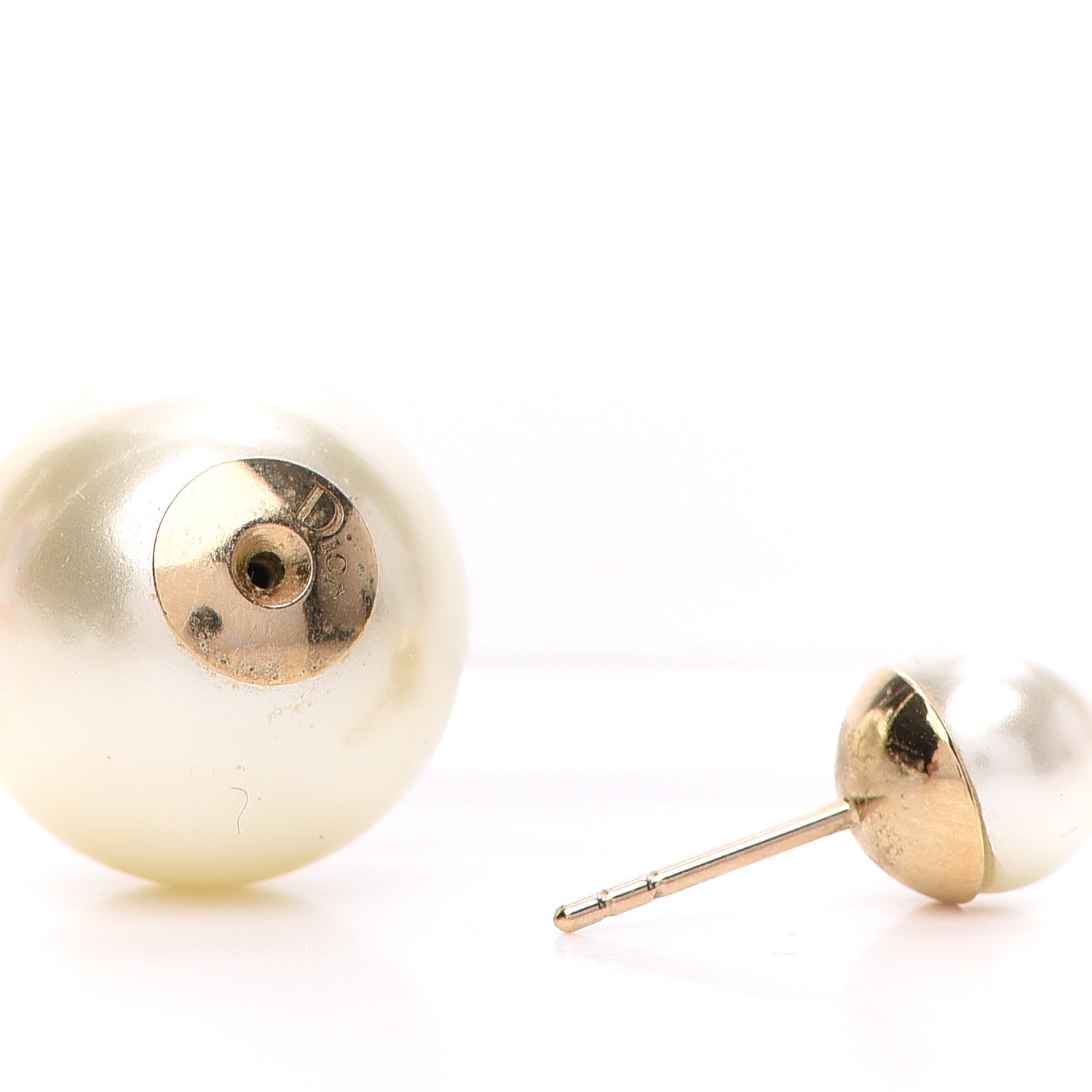 Christian Dior Pearl Mise En Dior Tribal Earrings 4 of 5
