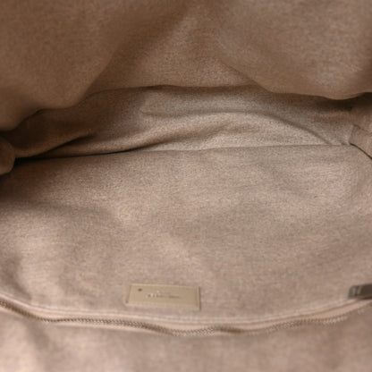 Saint Laurent Jersey Wide Puffer Tote Chalk Beige 5 of 10