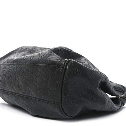 Gucci Guccissima Medium Sukey Tote Black 10 of 10