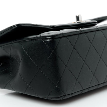 Chanel Lambskin Quilted Mini Rectangular Flap Black 10 of 11