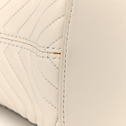 Bulgari Calfskin Quilted Serpenti Forever Backpack White 11 of 11