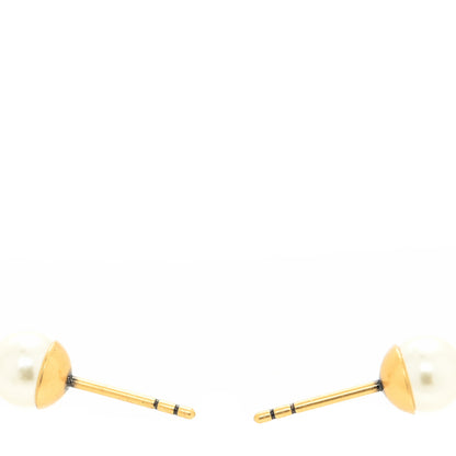 Christian Dior Pearl J'Adior Tribal Earrings Gold 2 of 3