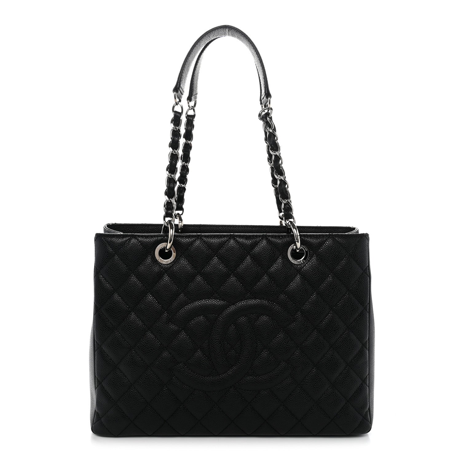 Chanel Caviar Quilted Grand Shopping Tote GST Black 1 of 11