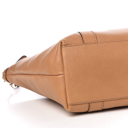 Gucci Calfskin Bamboo Top Handle Tote Tan 9 of 12